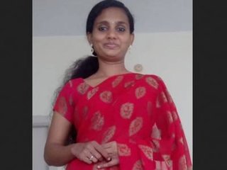 Indian wife with white breasts
