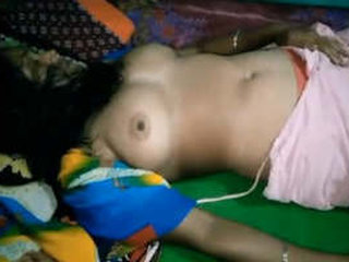 Indian sister-in-law caught sleeping