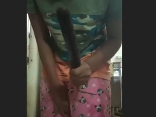 Marged gets super horny and masturbates her pussy