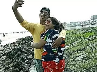 Indian supervisor anxiously engages in sexual activity with his secretary while traveling