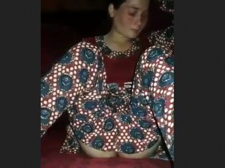 A married woman enjoys solo play