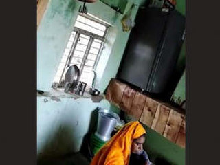 Indian wife gets penetrated in dog style