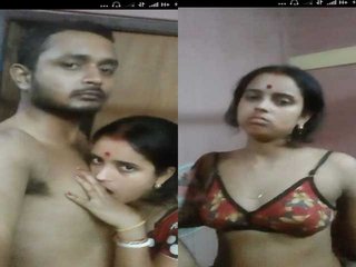 A Bengali couple shares intimate moments in their first filmed session