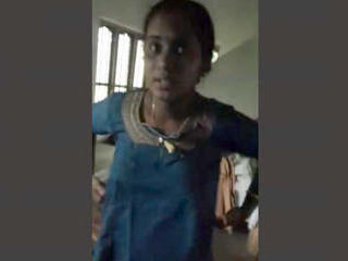 Attractive wife dressed in clothes