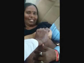 Rural bhabhi fondles and displays her breasts