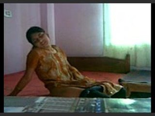 Desi wife enjoys solo bedroom session with self-pleasure