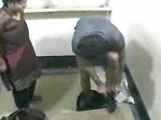 Desi wife's intimate encounter with her boss in a private room