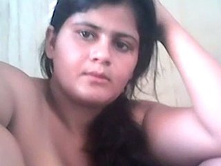 Indian housewife in bathroom, revealing