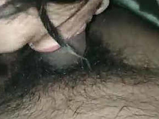 Shalu, an Indian wife, gives oral pleasure and self-pleasures while fondling a penis