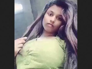 A stunning young woman performs for her partner