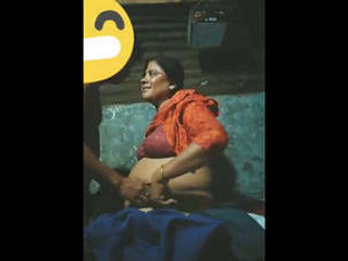 Indian prostitute gets intimate with a man on camera