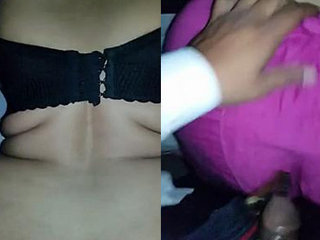 Desi wife with a big ass moans during doggy style sex