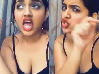 Stunning Indian beauty with alluring breasts
