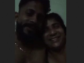Bhabhi and her partner chat during intimate moments
