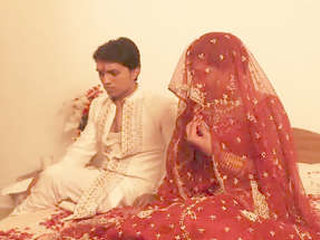 Indian teenage girl's first night after marriage