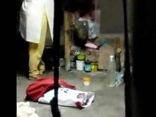 Secretly watching my sister while she switches outfits