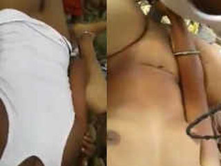 Indian housewife from Desi Bhabi has outdoor sex with her client