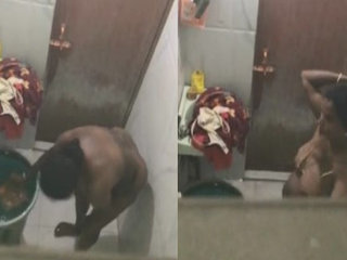 Indian maid's nude bath caught on camera