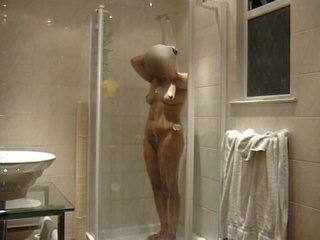 Indian bride Susan's bathroom videos and shower scenes