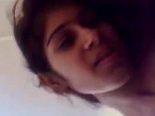 Indian wife chatteringly rides on top in high definition