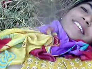 Desi girl and her boyfriend have fun outdoors