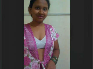 Cute girl reveals her innocence while undressing