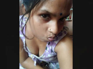Lover from Guwahati fondles and sucks breasts