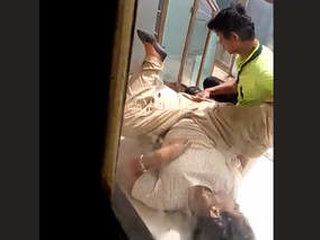 Boyfriend's surprise catching girl's self-pleasure session