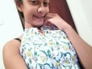 Adorable blonde girl pleasures herself with fingers