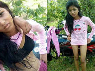 Sweet Indian couple shares intimate moments in bed