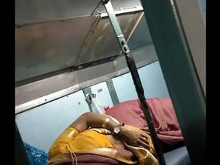 Indian bhabhi flaunts her breasts in a train