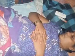 Desi bhabhi's naked sleep caught on camera