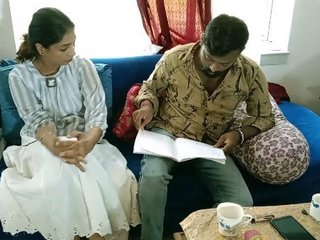 Indian college girl gives her professor a blowjob to get a good grade