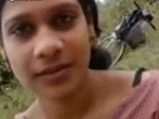 College girl and boyfriend indulge in outdoor sex in the fields