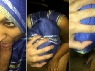 Cute Pakistani girlfriend gives a nice blowjob