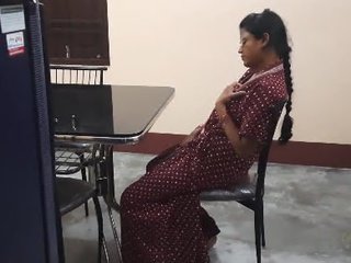 Indian stepdaughter gets fucked by friends' mother in the kitchen