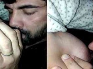 Homemade video of bearded man sucking on Pakistani nipple
