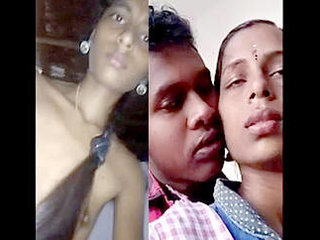 Tamil girl gets pleasured by her boyfriend in this steamy video