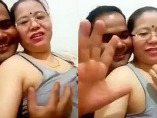 Nepali wife records video of her husband fondling her breasts, audio in Nepali