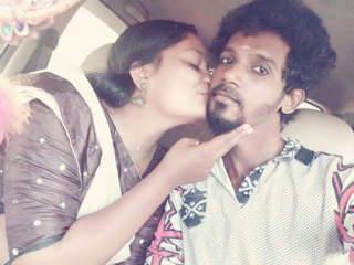 Full-length Indian couple caught in the act of fucking