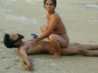 Desi pornstar gets a facial in outdoor fucking session