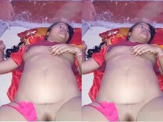 Desi wife gives her husband a handjob and gets fucked hard in part 2