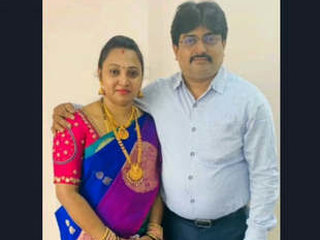 Tamil wife bathing in the shower