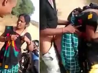 Desi teen gets caught having outdoor sex with black lover in mms clip