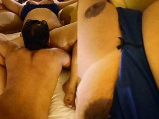 Wife and friend enjoy lesbian pleasure while husband records them