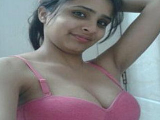 Desi Indian girl reveals her XXX boobs and pussy in the bathroom