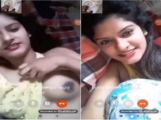 Cute Bangla girl pleasures herself with her fingers in amateur video