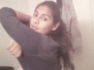 Indian babe strips naked in the bathroom for your pleasure