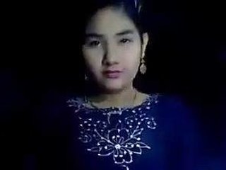 Naked Indian girl Sanvi in solo video