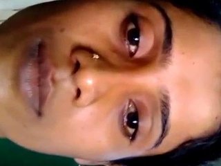 Indian girl takes nude selfies in solo video